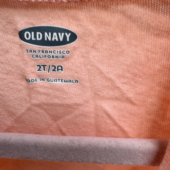 Old Navy 2T Girls Pink/Orange Floral Love Tank Top Shirt Blouse - Picture 4 of 5